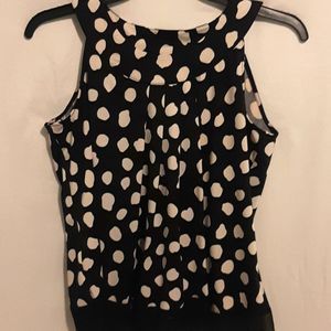 Zac & Rachel Sleeveless Polka Dot Top